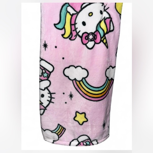 Hello Kitty pink unicorn soft throw blanket #kawaii - Picture 5 of 5